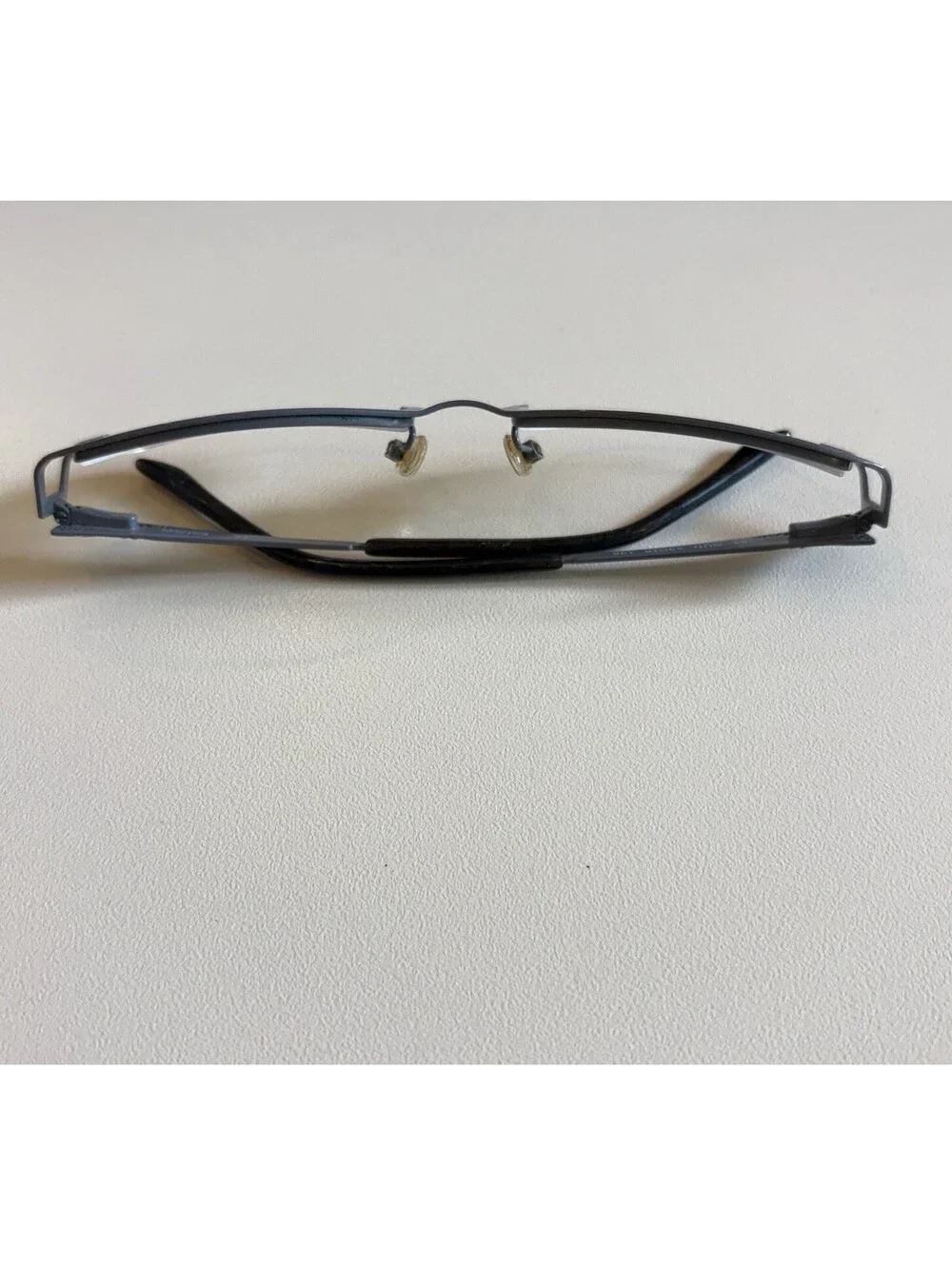 Kay Unger K164 GUN Semi-Rimless Eyeglasses Frame Grey Rhinestone 53-18-135